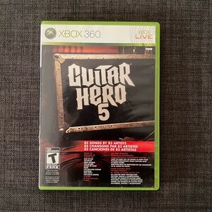 Guitar Hero 5 Xbox‎ 360 Game Complete